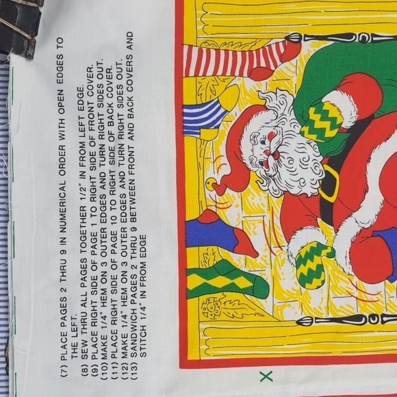 Christmas look & learn soft book collection Princess fabrics inc book pattern - Picture 7 of 7